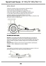 Preview for 16 page of Spearhead Swipe E150 Handbook