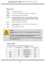 Preview for 18 page of Spearhead Trident 4000 Handbook