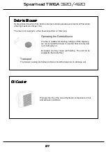 Предварительный просмотр 28 страницы Spearhead TWIGA 320 Handbook