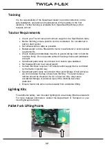 Preview for 13 page of Spearhead TWIGA FLEX 567 Handbook