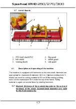 Предварительный просмотр 17 страницы Spearhead XRHD 250 Handbook & Parts Manual