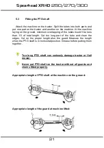 Предварительный просмотр 21 страницы Spearhead XRHD 250 Handbook & Parts Manual