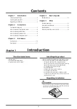 Preview for 3 page of SPEC DESIGNER AUDIO RPA-W3EX Operation Manual