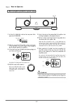 Preview for 12 page of SPEC Designer Audio RSA-F33EX Operation Manual