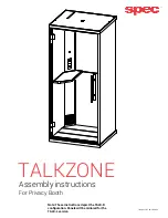 Предварительный просмотр 1 страницы SPEC TALKZONE Assembly Instructions Manual