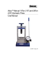 Предварительный просмотр 1 страницы Specac Atlas 15T User Manual