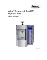 Предварительный просмотр 1 страницы Specac Atlas Automatic 40 Ton User Manual