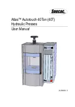 Предварительный просмотр 1 страницы Specac Atlas Autotouch 40T User Manual