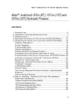 Предварительный просмотр 5 страницы Specac Atlas Power 15Ton User Manual