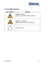 Предварительный просмотр 2 страницы Specac GS10890 User Manual