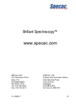 Предварительный просмотр 13 страницы Specac GS10890 User Manual