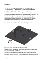 Preview for 36 page of Specac Selector GS19900 User Manual