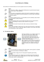 Preview for 14 page of Special mobility e-Mobby User Manual