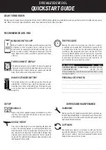 Preview for 1 page of Specialized CREO SL Quick Start Manual