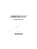 Specialized FSRXC Owner'S Manual предпросмотр