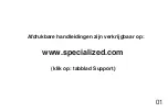 Предварительный просмотр 127 страницы Specialized SpeedZone Elite Owner'S Manual