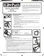 Preview for 1 page of Specified Technologies EZ PATH 22 Series Installation Sheet