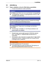 Preview for 17 page of Speck pumpen 2 VGX 12/15 Operation Manual