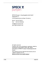 Preview for 54 page of Speck pumpen 2 VGX 12/15 Operation Manual