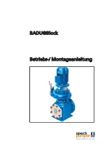 Предварительный просмотр 1 страницы Speck pumpen BADU Block Series Installation & Operating Manual