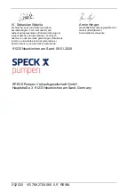 Preview for 200 page of Speck pumpen BADU BNR 400 Operation Manual