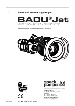 Предварительный просмотр 173 страницы Speck pumpen BADU Jet Primavera Original Operation Manual