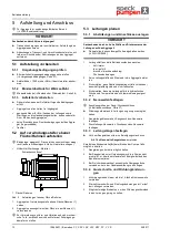 Предварительный просмотр 12 страницы Speck pumpen CSY Series Operating Instructions Manual