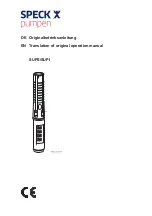 Speck pumpen SUPI Translation Of Original Operation Manual предпросмотр