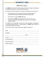 Preview for 16 page of Speck pumps BADU Vac 1 Installation And Operation Manual