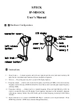 Speck IP-MDOCK User Manual preview