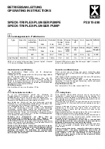 Предварительный просмотр 1 страницы Speck P22/15-280 Operating Instructions