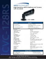 Speco CVC-128RS Features & Benefits preview