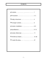 Preview for 2 page of Speco CVC-5945DNV Instruction Manual