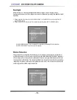 Preview for 14 page of Speco CVC230HZ Operation & Installation Manual