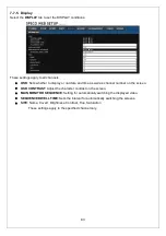 Preview for 83 page of Speco D16HS User Manual