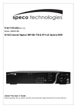 Speco D16HU User Manual preview