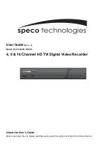 Preview for 1 page of Speco D16VX User Manual