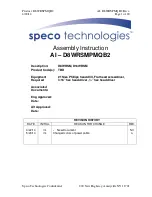 Speco D16WRSM Assembly Instruction Manual предпросмотр