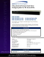 Speco DVR-DS4TN Specifications preview