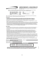 Предварительный просмотр 37 страницы Speco HT5940T Instruction Manual