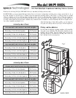 Speco IMP100DL Quick Start Manual preview