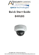 Speco O4VLD5 Quick Start Manual предпросмотр