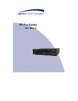 Speco PC Pro Series User Manual preview