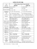 Preview for 10 page of Speco PMM-120A Instruction Manual