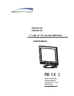 Preview for 17 page of Speco VGA17LCD User Manual