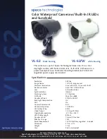 Speco VL-62 Specification Sheet preview