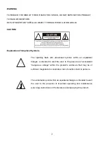 Preview for 2 page of Speco VM-HT19LCD User Manual