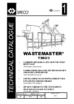 Предварительный просмотр 3 страницы Speco WASTEMASTER TSB2/3 Technical Catalogue