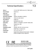 Предварительный просмотр 15 страницы Spectare SP 02934 User Manual