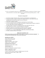 Preview for 7 page of Spectec t211 User Manual